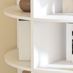 English Elm Rotating Seven Tier Shoe Tower Organizer Holds 28 Pairs with Spinning Base W2699P390457