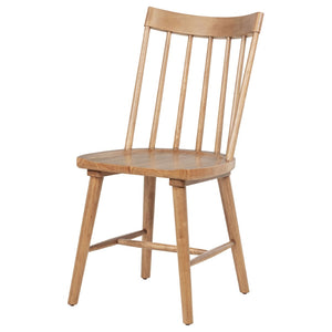 English Elm Carlos Windsor Spindle Back Rubberwood Dining Chairs Ergonomic Set of Two Natural B062P447841