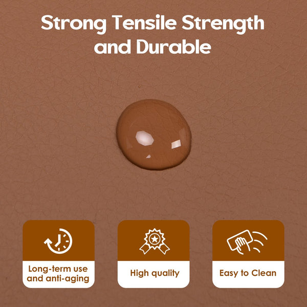 English Elm 78.75'' Slipcovered Faux Leather Sofa with High-Density Foam, Solid Wood Frame, Easy-Clean Finish Brown T3623P411308