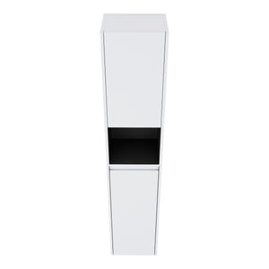 English Elm 12" Bathroom Side Cabinet - Wall-Mounted, Soft-Close Doors, Space-Saving Design For Modern Homes W999S00282