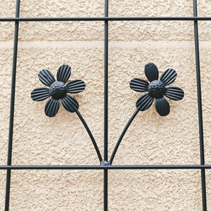 English Elm 4 Pack Powder-coated Metal Garden Trellis Panels Rustproof Climbing Plant Support Outdoor W1586P268043