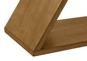 English Elm Accent Table - Contemporary Taupe-Brown Veneer, Narrow Side Table For Small Spaces & Stylish Storage B2710P219485