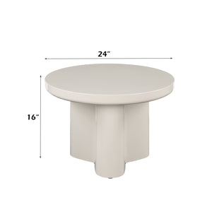 English Elm Joane Sleek Square End Table with High Gloss Mdf Top for Modern Living Spaces B2726P442576