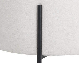 Sunpan Richie Lounge Chair - Modern Comfort with Elegant Design, Perfect for Stylish Living Spaces and Relaxation Black / Eclipse White