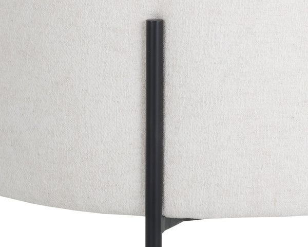 Sunpan Richie Lounge Chair - Modern Comfort with Elegant Design, Perfect for Stylish Living Spaces and Relaxation Black / Eclipse White