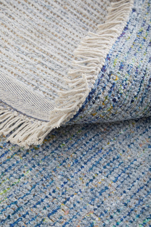 Feizy Rugs Caldwell Handwoven Wool And Viscose Area Rug - Timeless Transitional Charm For Elegant Spaces Blue,Gray Wool,Viscose 8798803fblumltc50