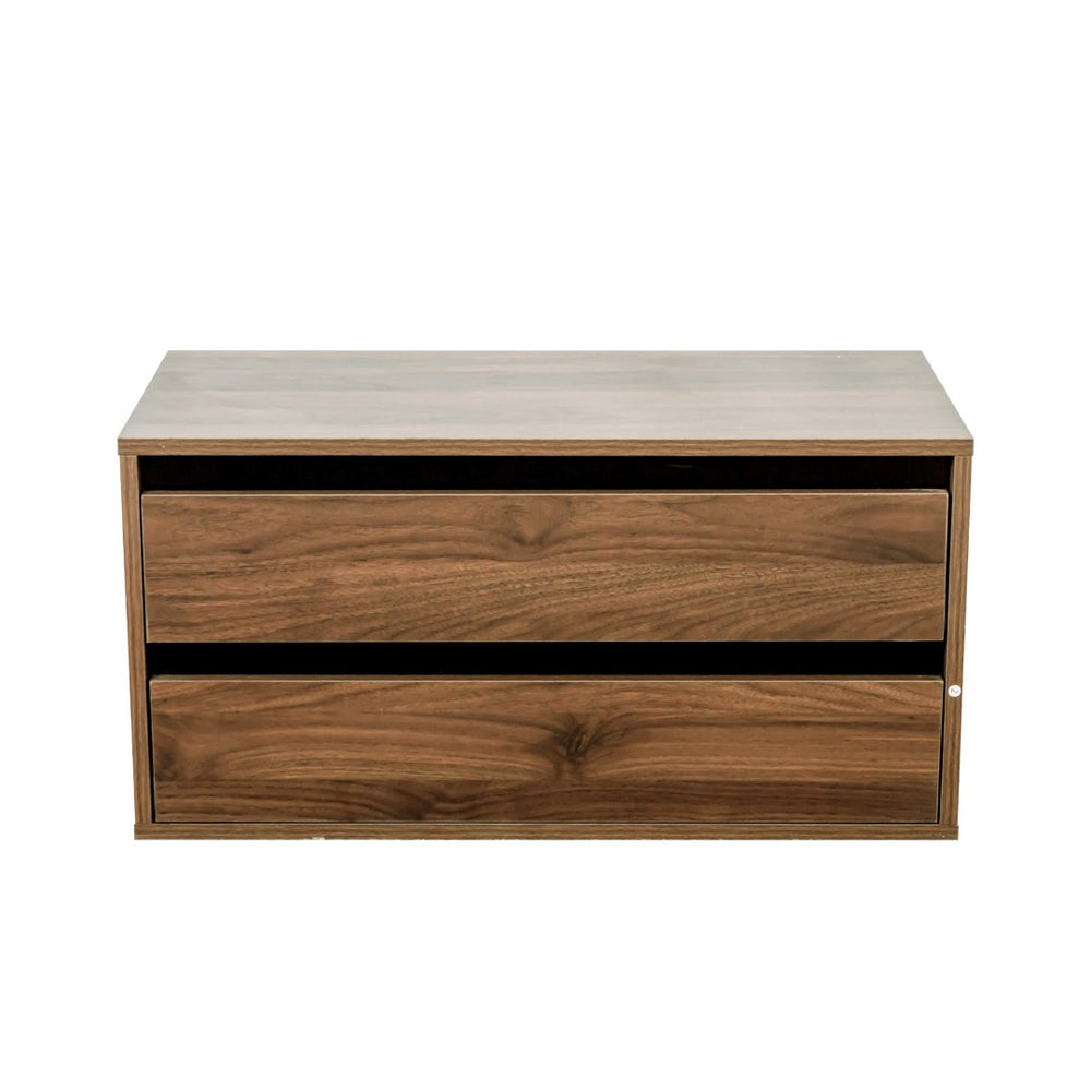 English Elm Stackable Modern Storage Cabinet – Versatile Mounted Solution With Drawers & Display Shelf For Any Room W331P289154-GIGA