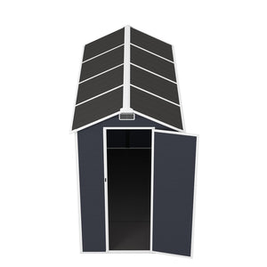 English Elm Campcraft Outdoor Resin Storage Shed with Hd Windows Uv Resistant Polypropylene Build W1598S00027