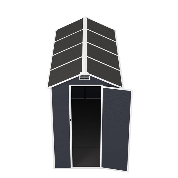 English Elm Campcraft Outdoor Resin Storage Shed with Hd Windows Uv Resistant Polypropylene Build W1598S00027