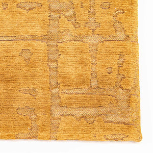 Louis de Poortere Structures Baobab Sculptural Area Rug Earthy Textured Motifs for Living Room Decor Madagascar Gold 5'7 x 7'9 120332