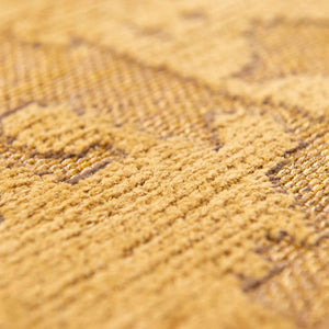 Louis de Poortere Structures Baobab Sculptural Area Rug Earthy Textured Motifs for Living Room Decor Madagascar Gold 5'7 x 7'9 120332