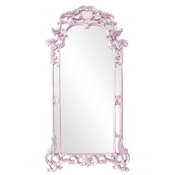 Howard Elliott Imperial Mirror With Ornate Scrolled Frame - Stunning Antique Finish For Any Room Decor Upgrade Purple Polyurethane 92024li-howard-elliott