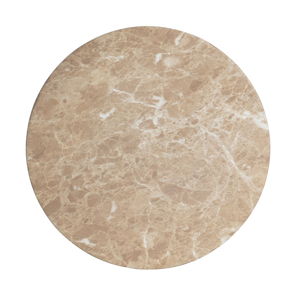 English Elm Christopher Knight Home® - Outdoor Elegant Travertine Side Table In Gold – Sculptural Pedestal Design For Indoor/Outdoor Use N773P283497G