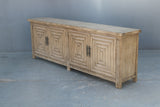 Lilys 106 Inches Verona Sideboard Reclaimed Pinewood Whitewash 9204