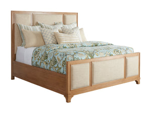 Lexington Barclay Butera Crystal Cove Upholstered Panel Bed - Coastal Elegance With Sophisticated Design For Your Bedroom Retreat Sandstone  920-135c