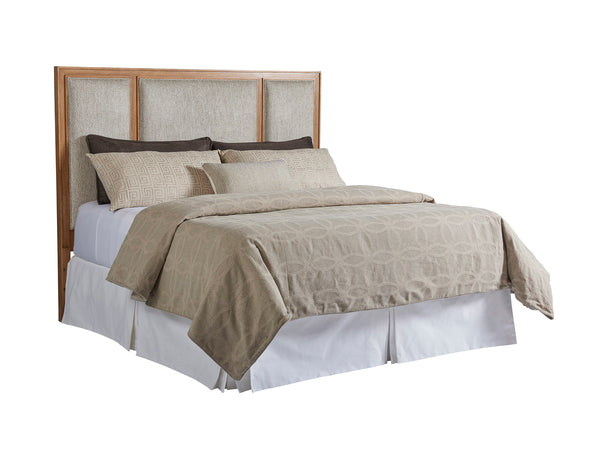 Lexington Barclay Butera Crystal Cove Upholstered Headboard - Coastal-inspired Comfort With Elegant Design For Your Bedroom Sandstone  920-135uhb-40