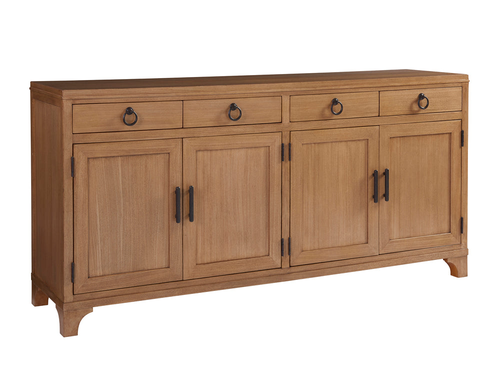 Lexington Barclay Butera Bayside Buffet: Elevate Your Dining Space With Coastal-inspired Storage And Chic Design Elements Sandstone  920-852