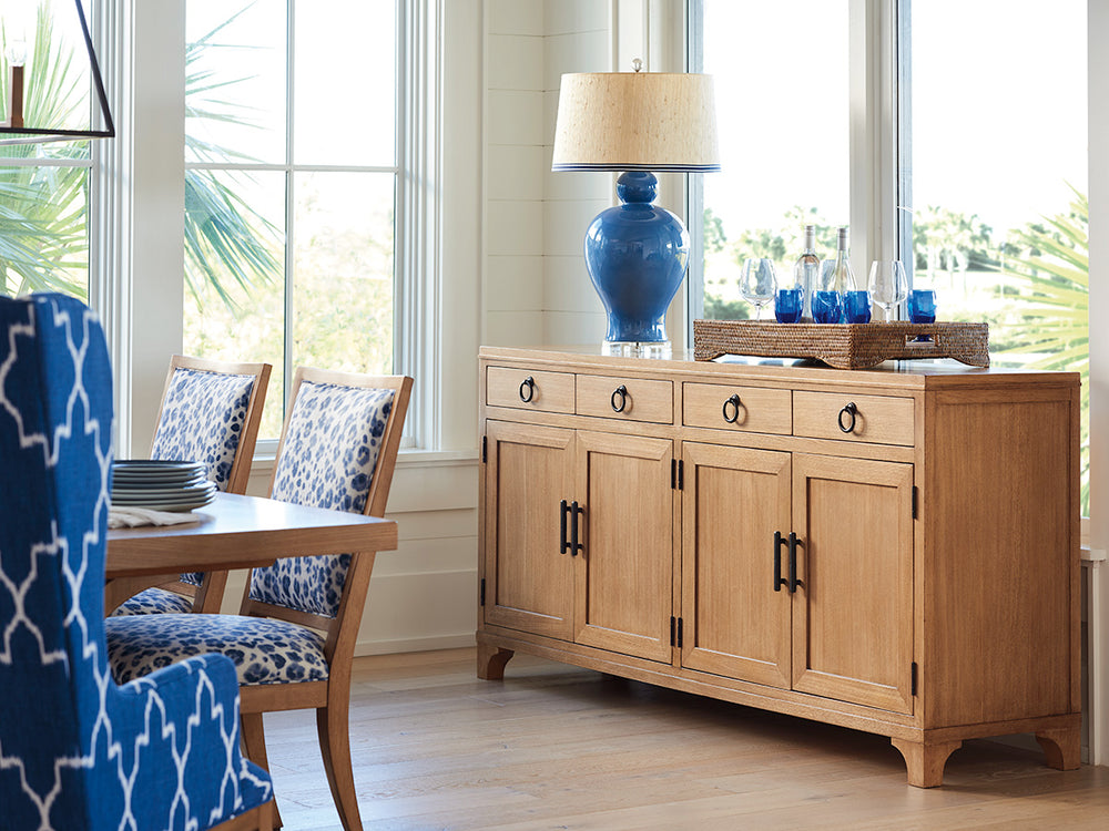 Lexington Barclay Butera Bayside Buffet: Elevate Your Dining Space With Coastal-inspired Storage And Chic Design Elements Sandstone  920-852