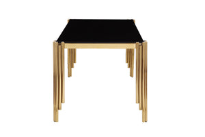 English Elm Glass Replacement Frame And Tempered Top For D6010Dt - Elegant, Durable Dining Upgrade Solution W1567P218016