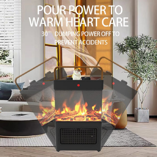 English Elm Electric Fireplace Heater with 3d Led Flame Effect 1500w Portable Indoor Warmth W2710P223281