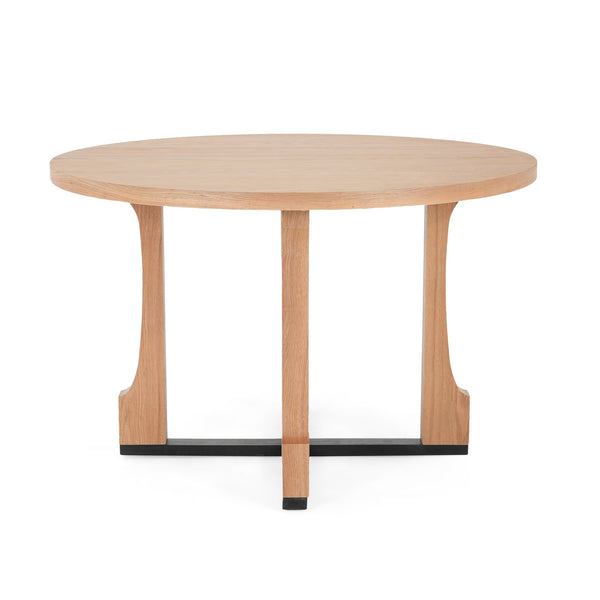 English Elm Christopher Knight Home® - 48" Round Dining Table - Timeless Farmhouse Charm For Cozy Spaces, Seats 4, Durable & Stylish Design N771P240936K