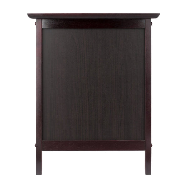 Winsome Wood Zara Tv & Media Stand In Espresso - Sleek, Stylish Storage For Up To 32" Tvs & Media Accessories Espresso Solid ,Composite Wood 92125-winsome-wood