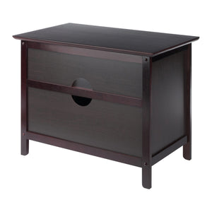 Winsome Wood Zara Tv & Media Stand In Espresso - Sleek, Stylish Storage For Up To 32" Tvs & Media Accessories Espresso Solid ,Composite Wood 92125-winsome-wood