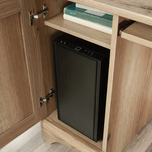 English Elm Computer Desk - Stylish Brown Finish, Ergonomic Design, Ample Storage, Perfect For Small Spaces B356P402686