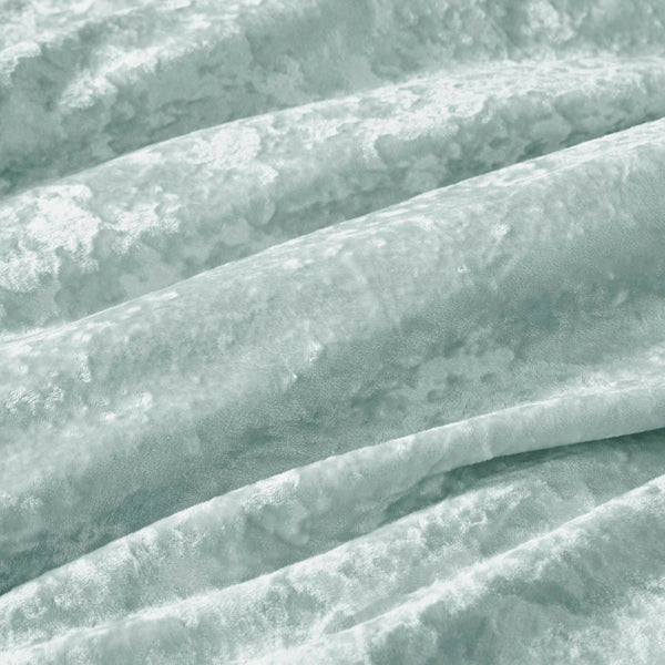 English Elm 3 Pcs King/Cal King Reversible Comforter Set In Aqua - Luxurious Crushed Velvet & Cozy Sherpa Design B035P319861