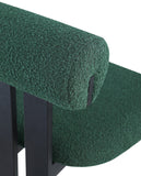 Dario Green Boucle Fabric Dining Chair 921Green-C Meridian Furniture