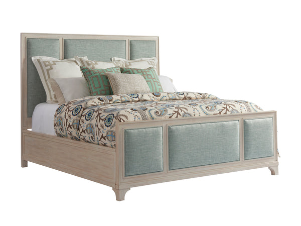 Lexington Barclay Butera Crystal Cove Upholstered Panel Bed - Coastal Elegance With Sophisticated Design For Your Bedroom Retreat Sailcloth  921-133c-40