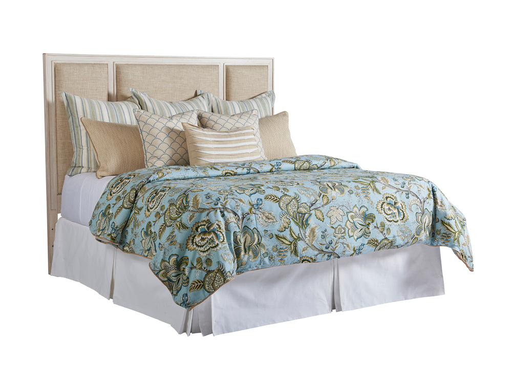 Lexington Barclay Butera Crystal Cove Upholstered Headboard - Coastal-inspired Comfort With Elegant Design For Your Bedroom Sailcloth  921-135hb