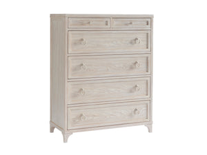 Lexington Barclay Butera Goldenrod Chest - Elegant 6-drawer Storage Solution With Coastal Charm And Sophisticated Style Sailcloth  921-307