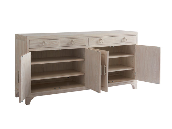 Lexington Barclay Butera Bayside Buffet: Elevate Your Dining Space With Coastal-inspired Storage And Chic Design Elements Sailcloth  921-852