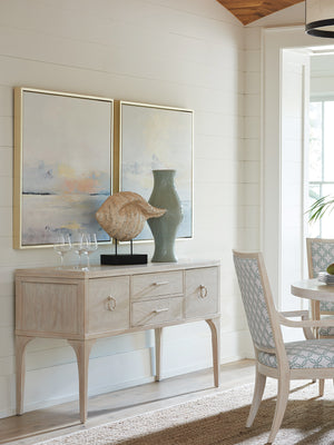 Lexington Barclay Butera Seaside Sideboard: Coastal Elegance With Ample Storage And Stylish Design For Entertaining Guests Sailcloth  921-869