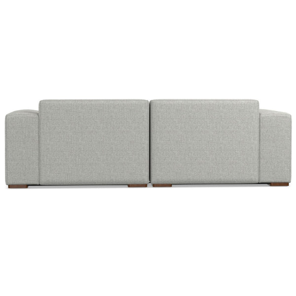 English Elm Rex 2-Seater Sofa & Ottoman Set - Eco-Friendly, Modern Comfort In Pale Gray Performance Fabric B136P199197-GIGA