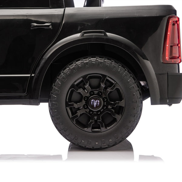 English Elm 24v Licensed Dodge Ram 2500 Kids Ride on Truck with Remote and 4-wheel Suspension W1578P305880
