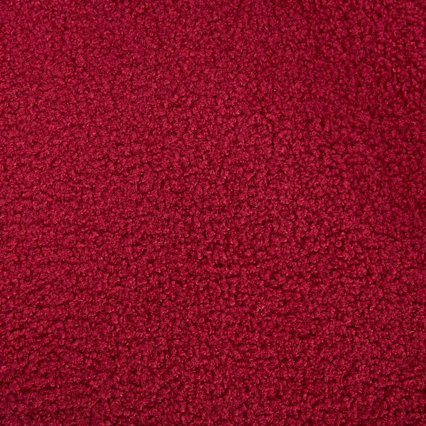 English Elm Contemporary Velvet Upholstered Barrel Accent Chair Set of 2 with Foam Seat, Steel Frame, Plush Upholstery Red W395P224755