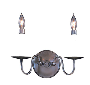 Framburg 2-light Rustic Jamestown Sconce - Timeless Early American Design, Handcrafted In The Usa For Elegance Mahogany Bronze Metal 9222 Mb