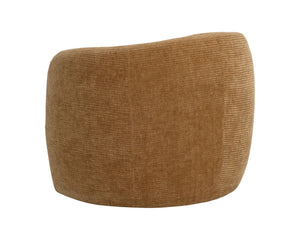 Sunpan MIRCEA Lounge Chair - Sculptural Comfort in Opera Butterscotch for Modern Living Spaces 112572