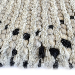 Capel Rugs Geometrics Hand-woven 100% Wool Rug From India – Luxurious Comfort With Stunning Geometric Designs Gray, Black 100% Wool 9226rs09001200330