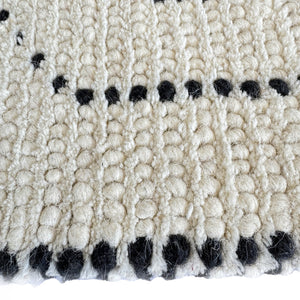 Capel Rugs Geometrics Hand-woven 100% Wool Rug From India – Luxurious Comfort With Stunning Geometric Designs Ivory Black, Black 100% Wool 9226rs07090909630