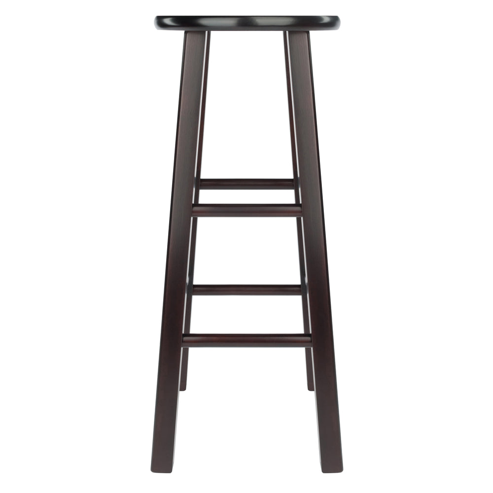 Winsome Wood Element 2-piece Espresso Bar Stool Set - Stylish, Space-saving Design For Modern Or Traditional Decor Espresso Solid Wood 92270-winsome-wood