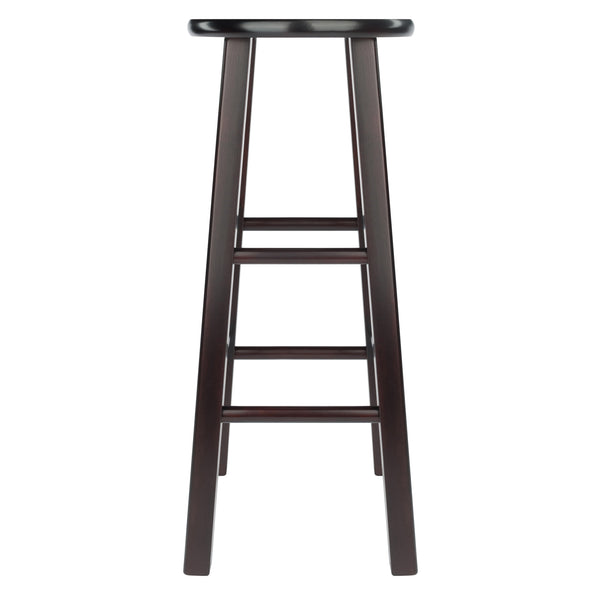 Winsome Wood Element 2-piece Espresso Bar Stool Set - Stylish, Space-saving Design For Modern Or Traditional Decor Espresso Solid Wood 92270-winsome-wood