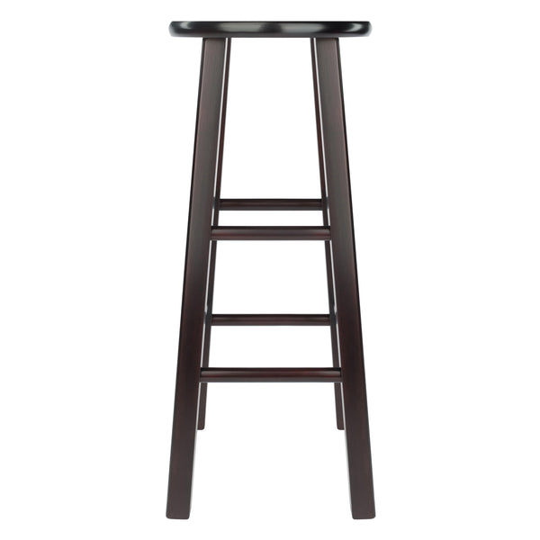 Winsome Wood Element 2-piece Espresso Bar Stool Set - Stylish, Space-saving Design For Modern Or Traditional Decor Espresso Solid Wood 92270-winsome-wood