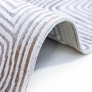 Louis de Poortere Meditation Collection Coral Reef Inspired Area Rug Soft Woven Accent for Serene Interiors Oyster White 7'9 x 11'2 120115