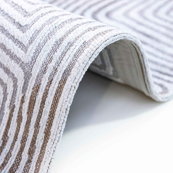 Louis de Poortere Meditation Collection Coral Reef Inspired Area Rug Soft Woven Accent for Serene Interiors Oyster White 7'9 x 11'2 120115