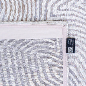 Louis de Poortere Meditation Collection Coral Reef Inspired Area Rug Soft Woven Accent for Serene Interiors Oyster White 7'9 x 11'2 120115
