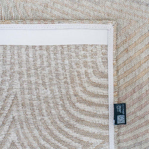 Louis de Poortere Meditation Collection Coral Reef Inspired Area Rug Soft Woven Accent for Serene Interiors Shell Beige 7'9 x 11'2 120117