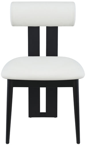 Dario Cream Vegan Leather Dining Chair 922Cream-C Meridian Furniture